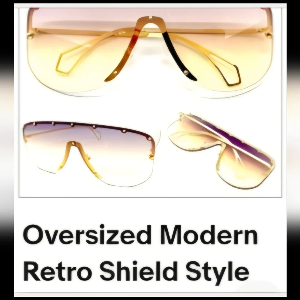 NEW MODERN OVERSIZE RETRO SHADES SUN GLASSES